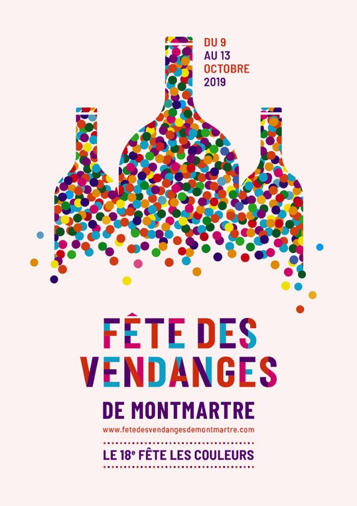 Fête des Vendanges de Montmartre affiche officielle - photo blog du restaurant Butte Montmartre Les Ambassades