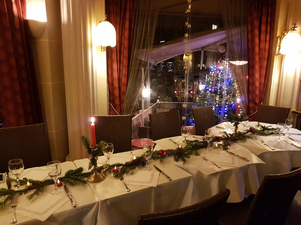 Restaurant Montmartre repas de fête Noël 